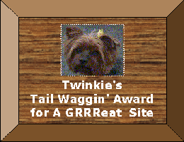 Twinkie's 
Award